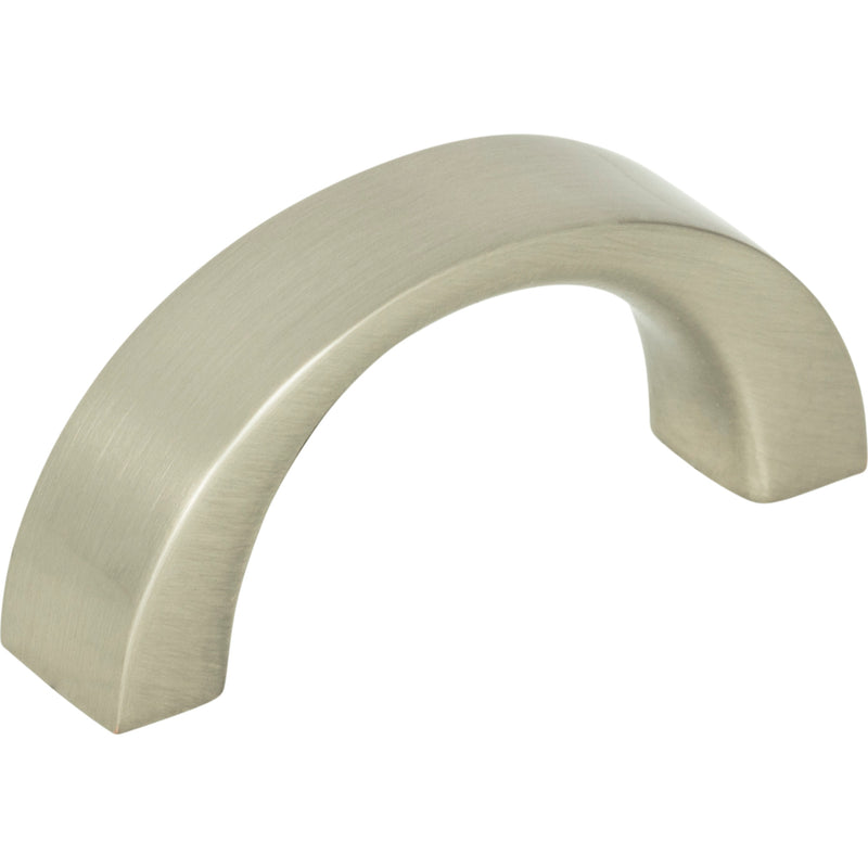 Tableau Curved Pull 1 7/16 Inch (c-c) Brushed Nickel