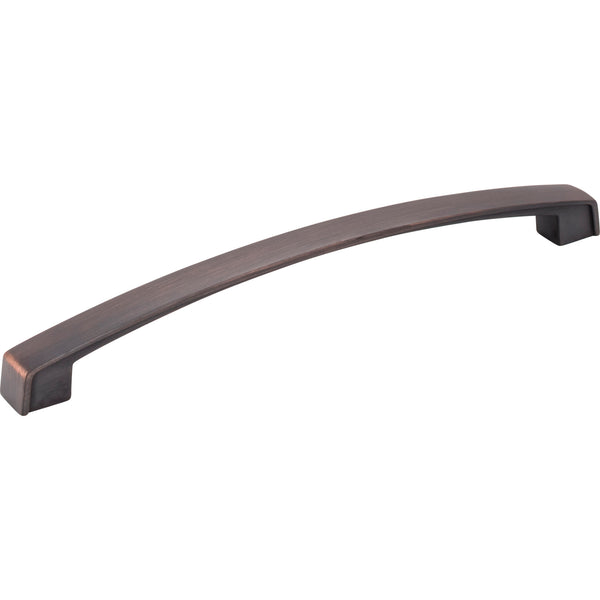 192 mm Center-to-Center Brushed Oil Rubbed Bronze Merrick Cabinet Pull