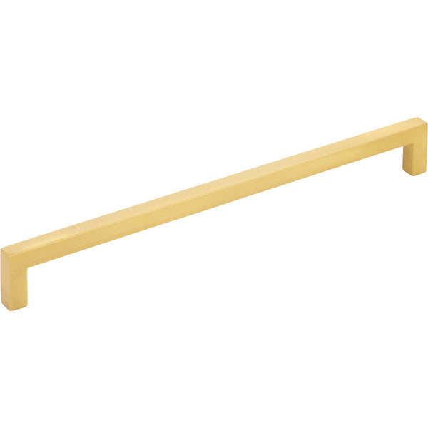 224 mm Center-to-Center Brushed Gold Square Stanton Cabinet Bar Pull