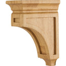 3" W x 6" D x 8" H Hard Maple Mission Corbel