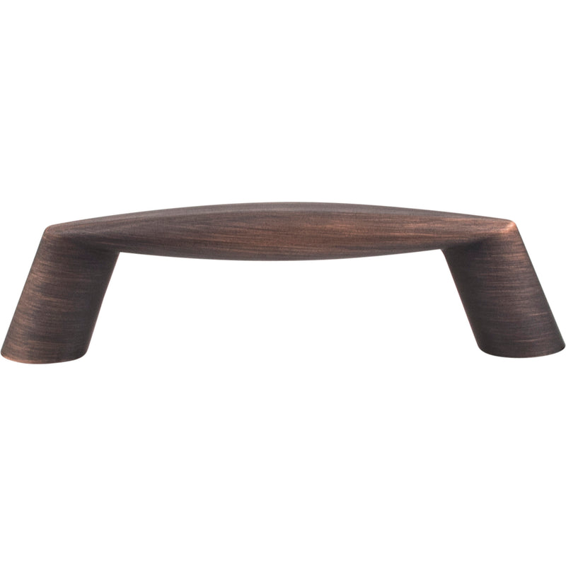 3" Center-to-Center Brushed Oil Rubbed Bronze Zachary Cabinet Pull