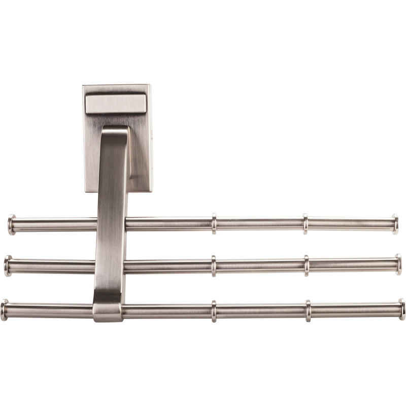 Satin Nickel Tri-Level Tie Organizer