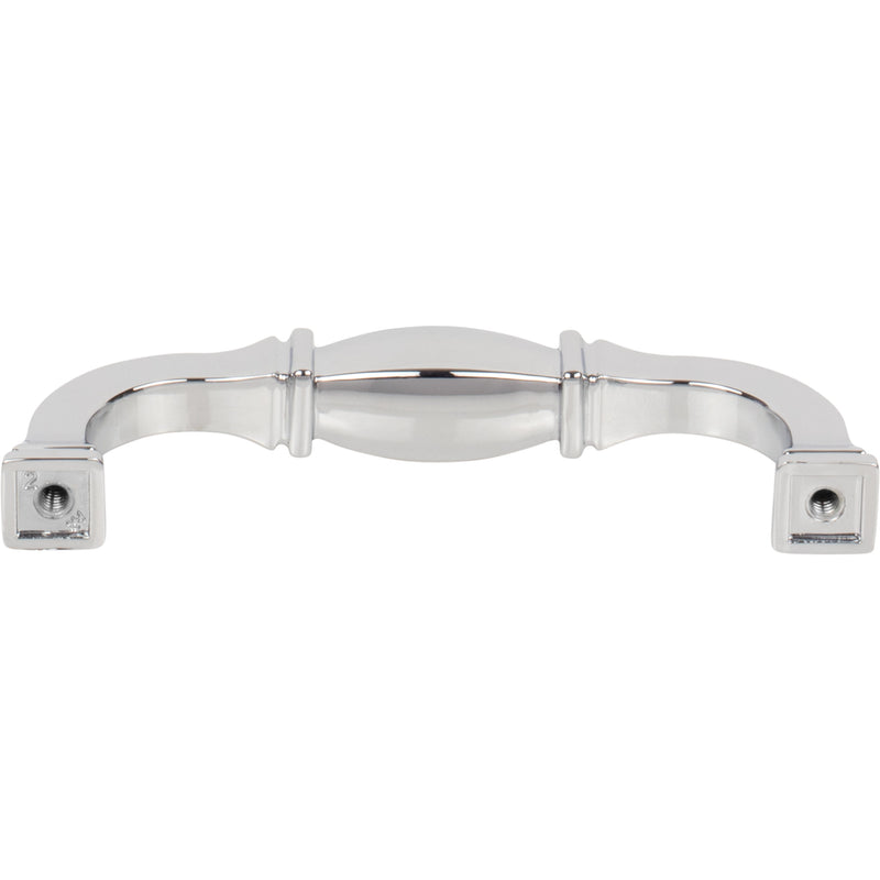 96 mm Center-to-Center Polished Chrome Audrey Cabinet Pull