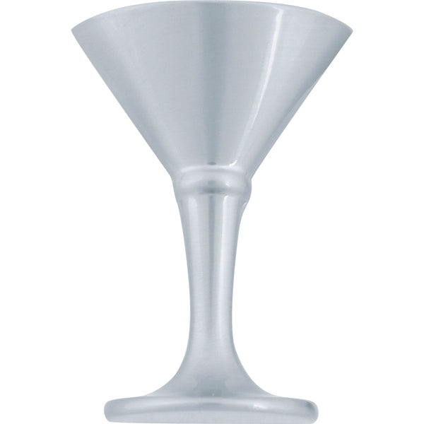 Martini Glass Knob 2 Inch Brushed Nickel