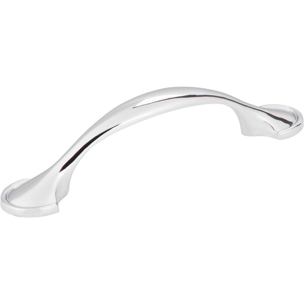 3" Center-to-Center Polished Chrome Watervale Cabinet Pull