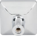 1-1/4" Overall Length Polished Chrome Walker 1 Square Knob
