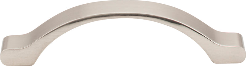 96 mm Center-to-Center Satin Nickel Arched Seaver Cabinet Pull