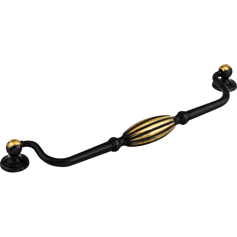 Tuscany Drop Pull 8 13/16 Inch (c-c) Dark Antique Brass