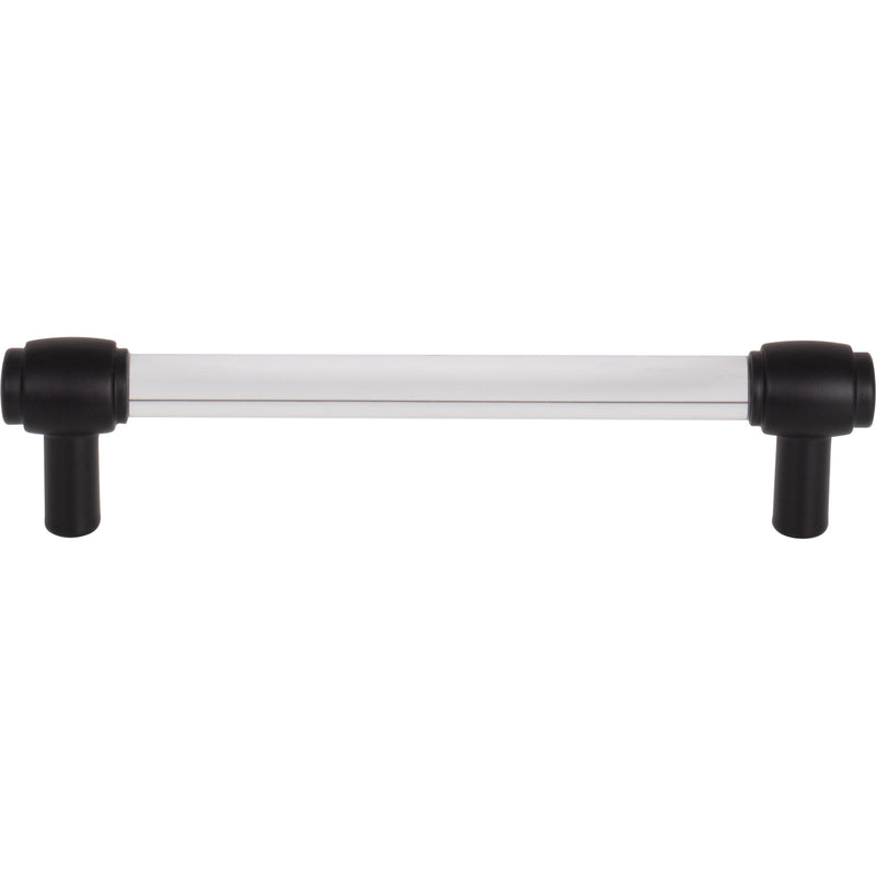 128 mm Center-to-Center Matte Black Carmen Cabinet Bar Pull