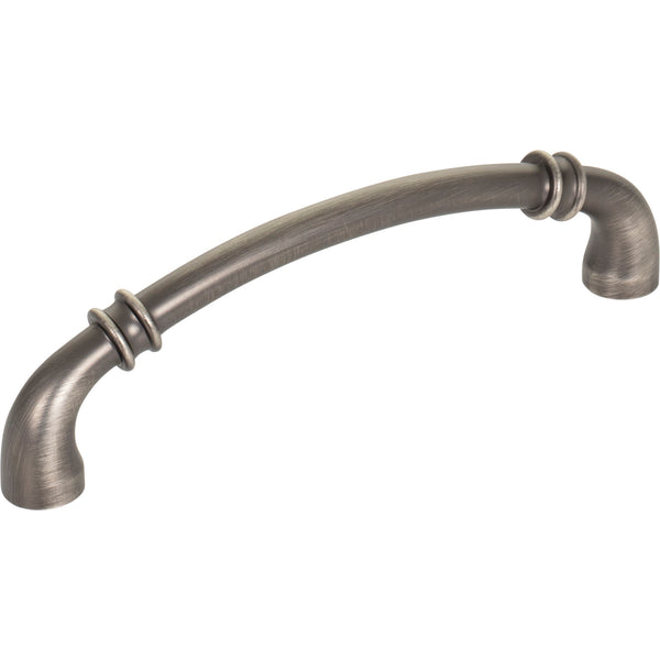 128 mm Center-to-Center Brushed Pewter Marie Cabinet Pull