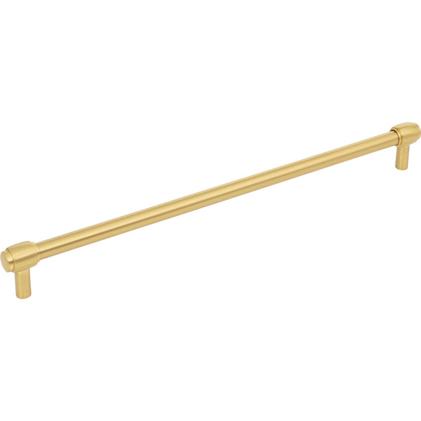 305 mm Center-to-Center Brushed Gold Hayworth Cabinet Bar Pull