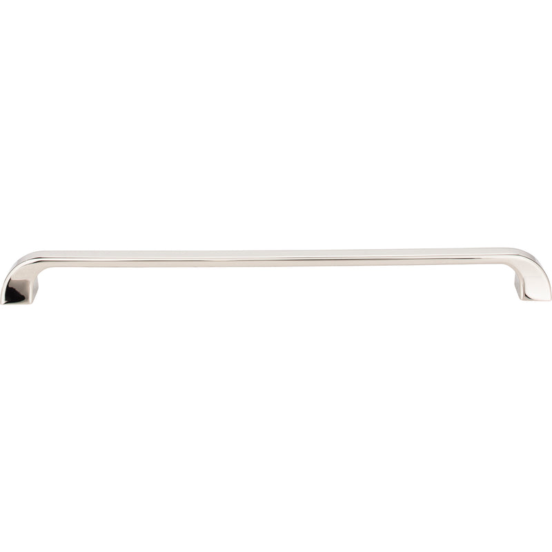 305 mm Center-to-Center Polished Nickel Square Marlo Cabinet Pull