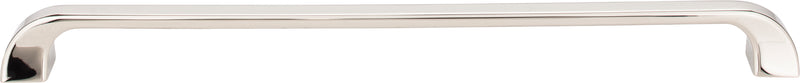 305 mm Center-to-Center Polished Nickel Square Marlo Cabinet Pull