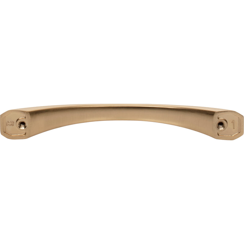 128 mm Center-to-Center Satin Bronze Wheeler Cabinet Pull