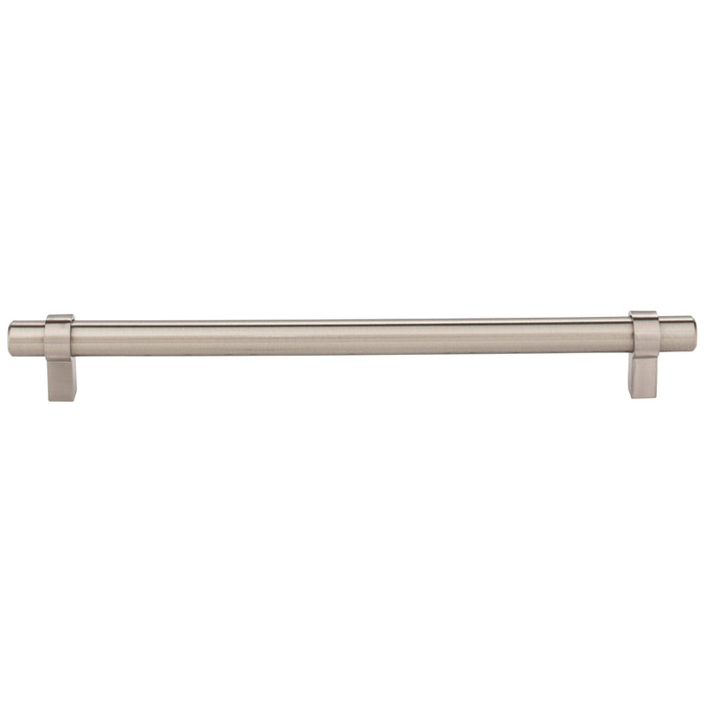 224 mm Center-to-Center Satin Nickel Key Grande Cabinet Bar Pull