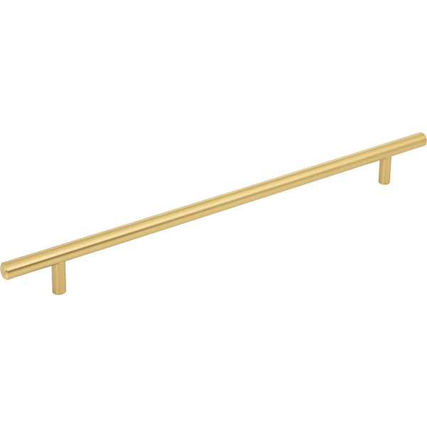 288 mm Center-to-Center Brushed Gold Naples Cabinet Bar Pull