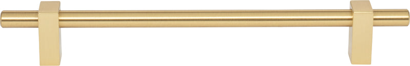 192 mm Center-to-Center Brushed Gold Larkin Cabinet Bar Pull