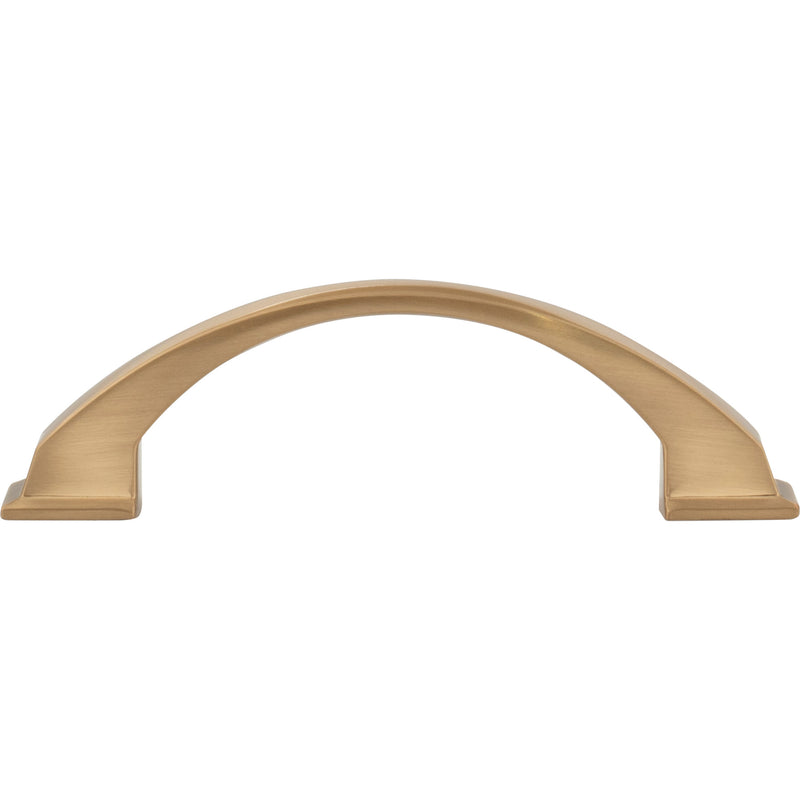 96 mm Center-to-Center Satin Bronze Arched Roman Cabinet Pull