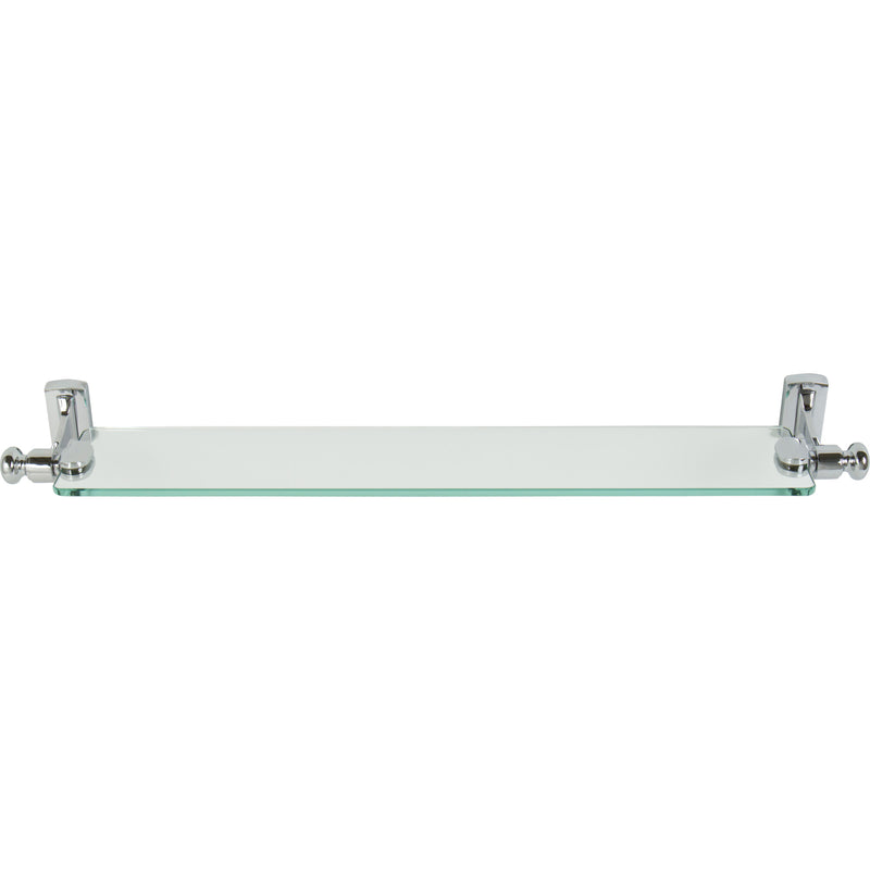 Legacy Bath Glass Shelf 24 Inch Polished Chrome