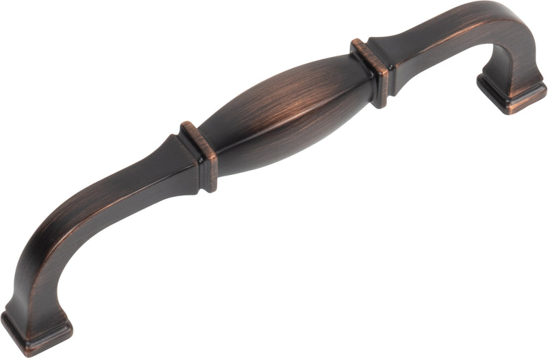 128 mm Center-to-Center Brushed Oil Rubbed Bronze Audrey Cabinet Pull