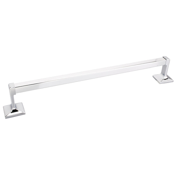 Bridgeport Polished Chrome 18" Single Towel Bar - Contractor Packed