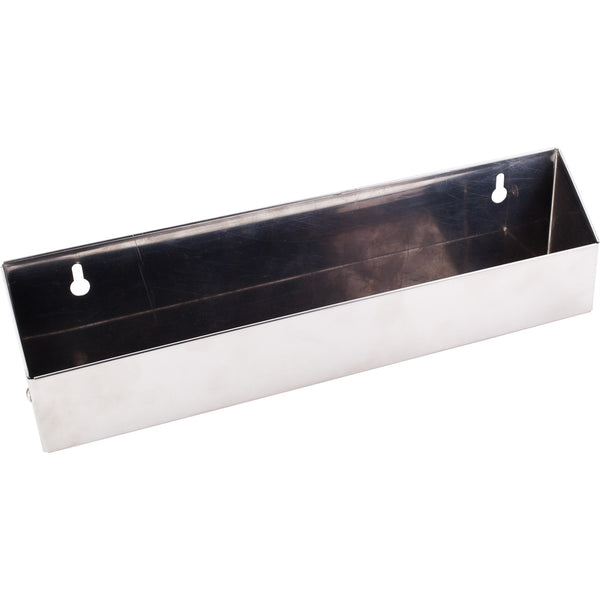 11-11/16" Stainless Steel Tip-Out Tray for Sink Front