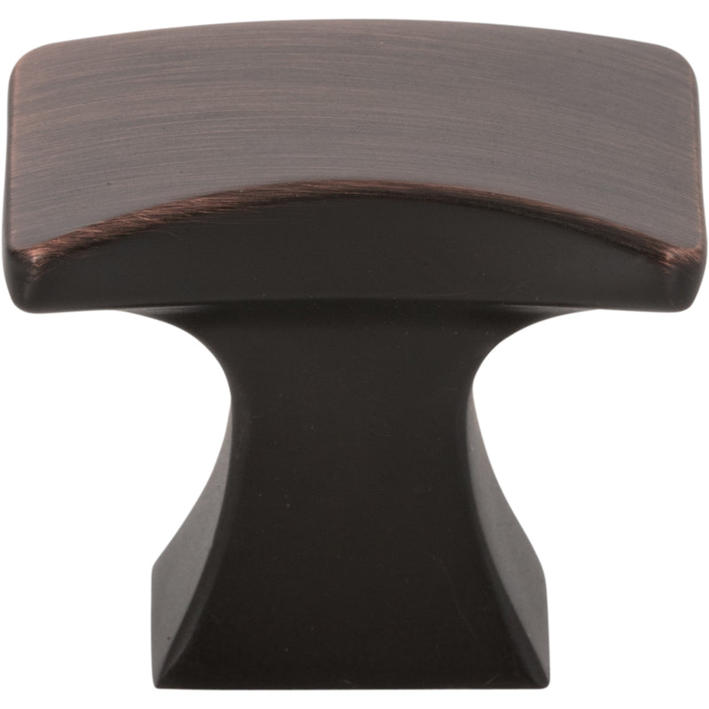 1-1/4" Overall Length Brushed Oil Rubbed Bronze Flared Philip Cabinet Knob