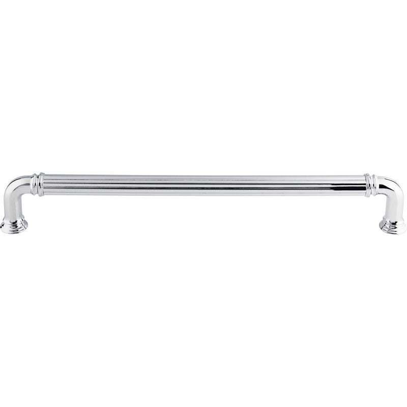 Reeded Appliance Pull 12 Inch (c-c) Polished Chrome