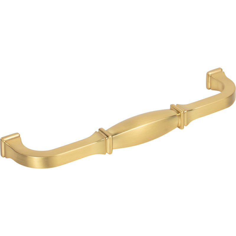 160 mm Center-to-Center Brushed Gold Audrey Cabinet Pull