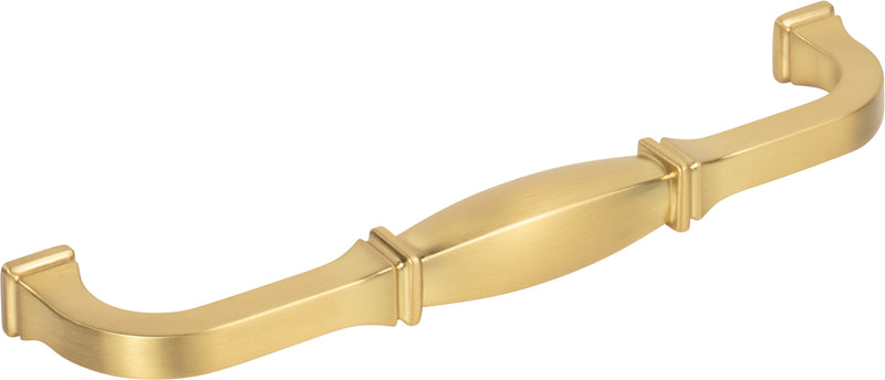 160 mm Center-to-Center Brushed Gold Audrey Cabinet Pull