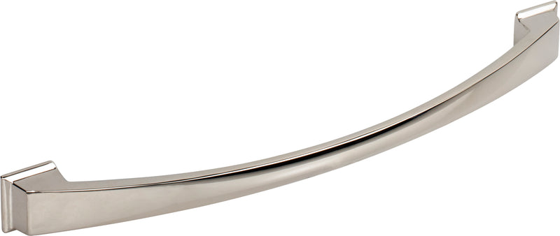 224 mm Center-to-Center Polished Nickel Arched Roman Cabinet Pull