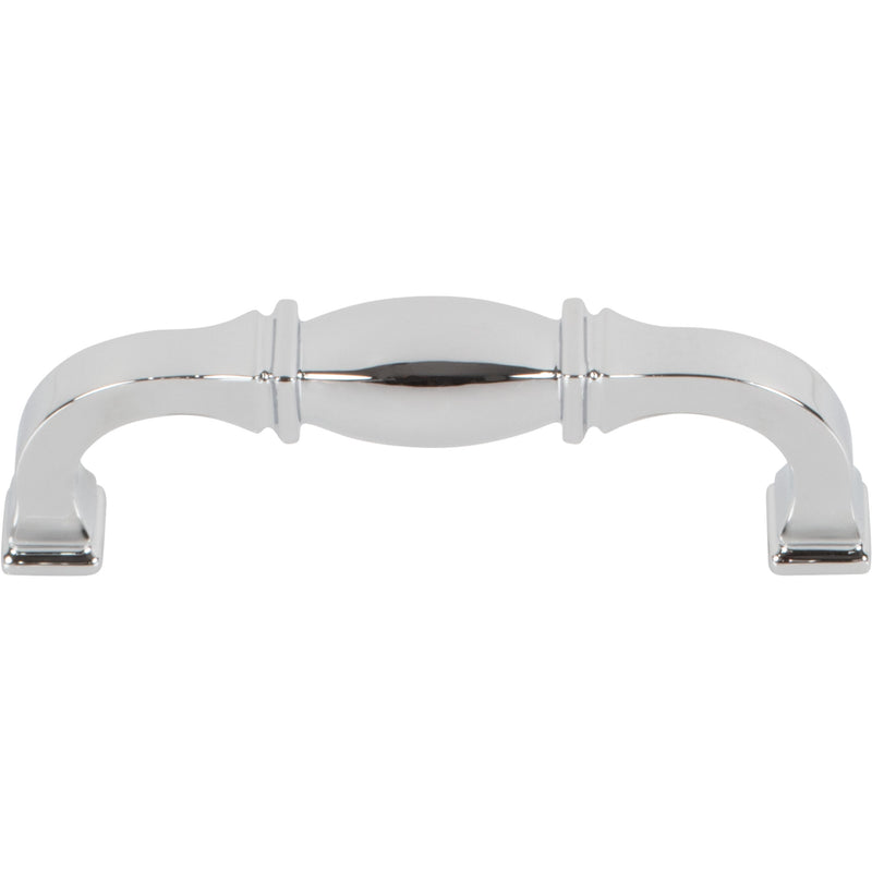 96 mm Center-to-Center Polished Chrome Audrey Cabinet Pull