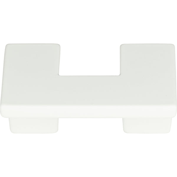 U Turn Knob 1 1/4 Inch (c-c) High White Gloss