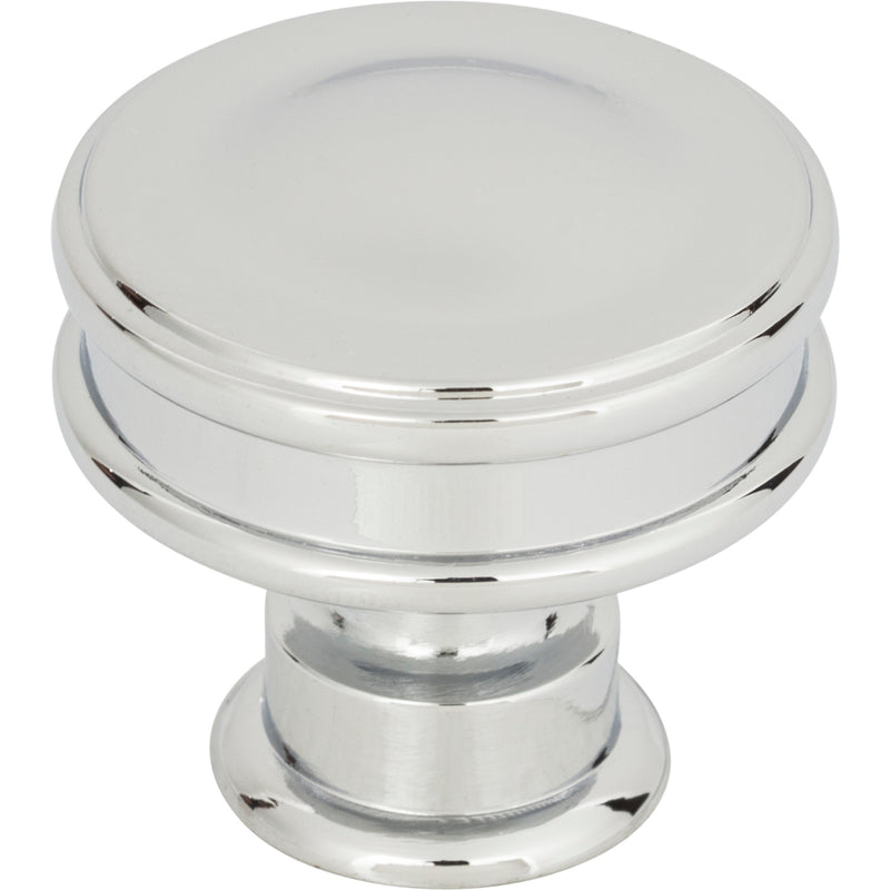 Oskar Knob 1 1/4 Inch Polished Chrome