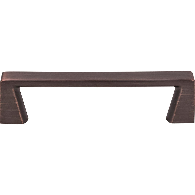 96 mm Center-to-Center Brushed Oil Rubbed Bronze Square Boswell Cabinet Pull