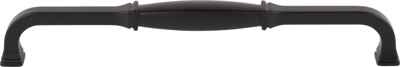 224 mm Center-to-Center Matte Black Audrey Cabinet Pull