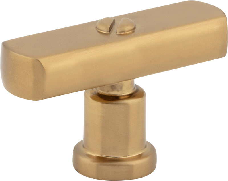 Everitt T-Knob 2 Inch Warm Brass