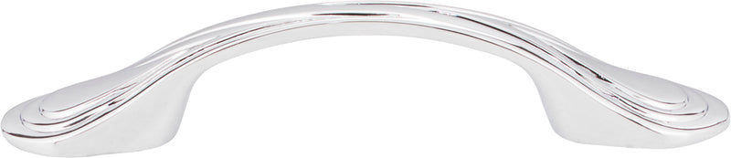 3" Center-to-Center Polished Chrome Westbury Cabinet Pull