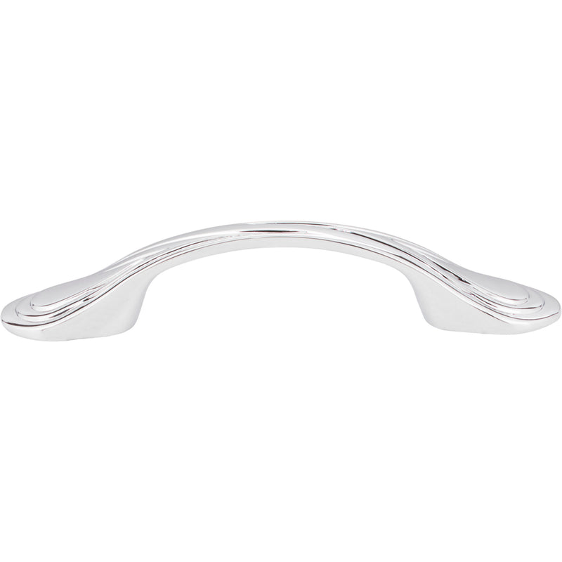 3" Center-to-Center Polished Chrome Westbury Cabinet Pull