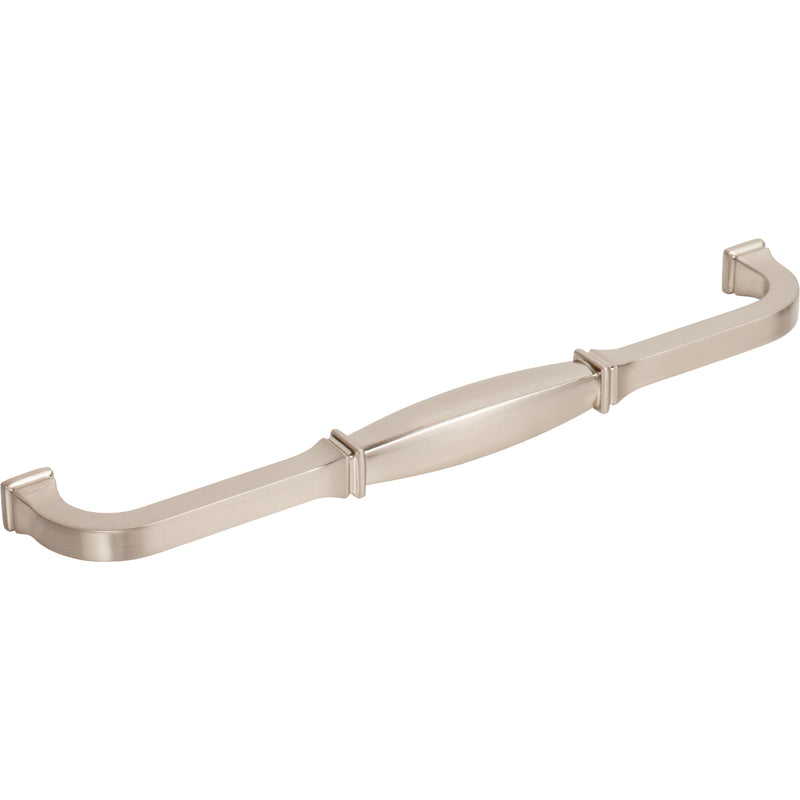 224 mm Center-to-Center Satin Nickel Audrey Cabinet Pull