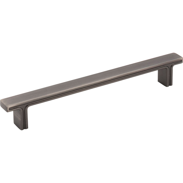 160 mm Center-to-Center Brushed Pewter Square Anwick Cabinet Pull