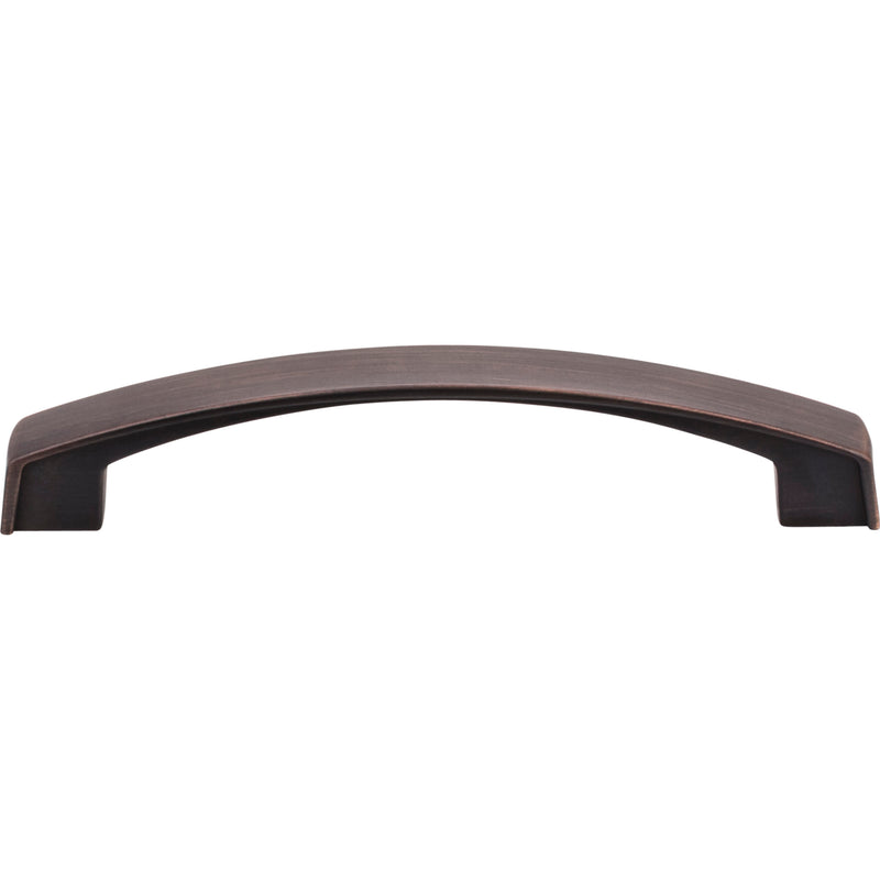 128 mm Center-to-Center Brushed Oil Rubbed Bronze Square Merrick Cabinet Pull