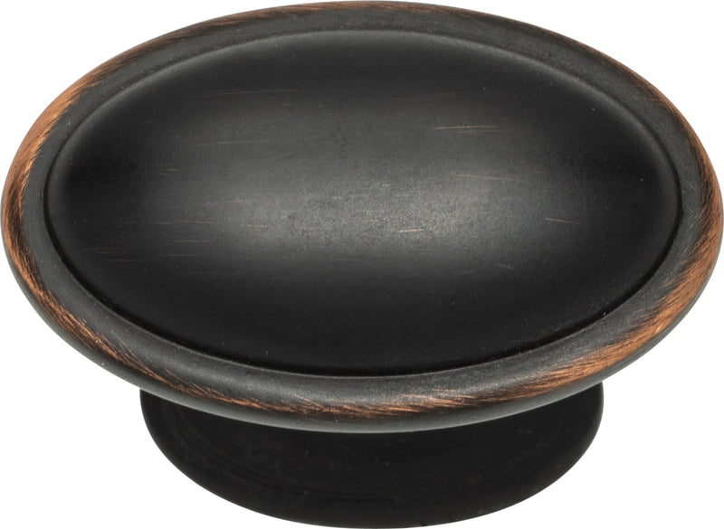 Austen Oval Knob 1 5/16 Inch Venetian Bronze