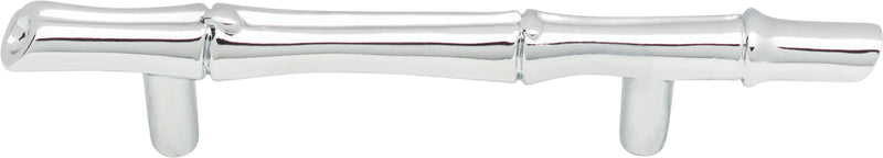 Bamboo Pull 3 Inch (c-c) Polished Chrome