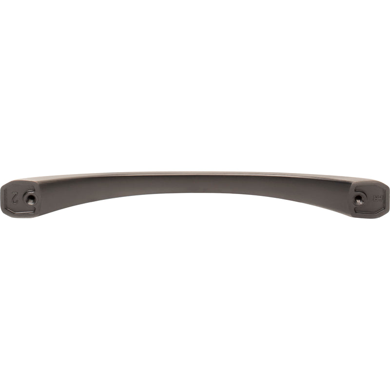 160 mm Center-to-Center Brushed Pewter Wheeler Cabinet Pull