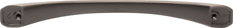 160 mm Center-to-Center Brushed Pewter Wheeler Cabinet Pull