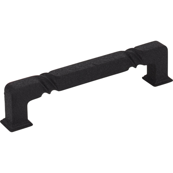 128 mm Center-to-Center Matte Black Rustic Twist Tahoe Cabinet Pull