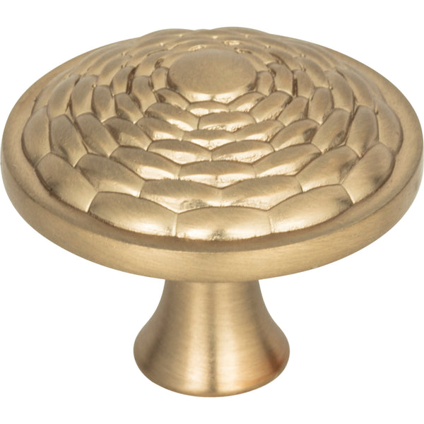 Mandalay Round Knob 1 5/16 Inch Champagne