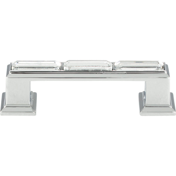 Legacy Crystal Pull 3 Inch (c-c) Polished Chrome