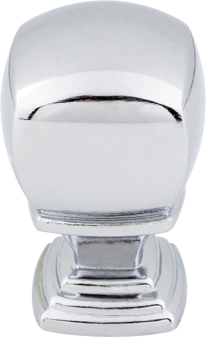 7/8" Overall Length  Polished Chrome Katharine Cabinet Knob